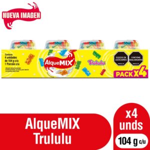 Alquemix Alimento Lacteo Con Gomitas Trululu X4 Und 400 Gr Alquemix