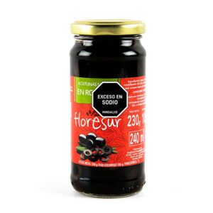 Aceitunas  Negra En Rodajas 160 Gr  Floresur