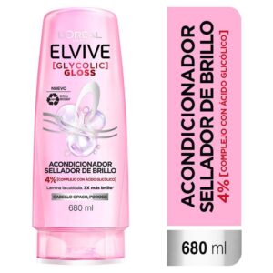Acondicionador Loreal Paris Glycolic Gloss 680 Ml  Elvive