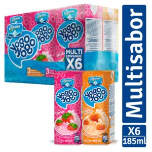 Yogo Yogo Alim Lacteo 6 Und Surtid Caja 1080 Gr  