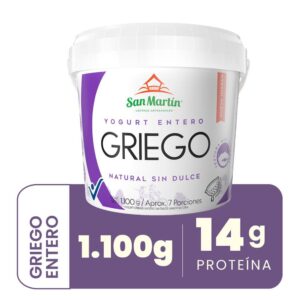 Yogurt Griego Natural Sin Dulce 1048 Ml San Martin