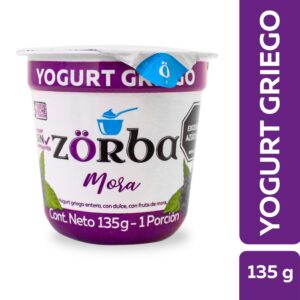 Yogurt Griego Sabor A Mora 128694 Ml  Zorba