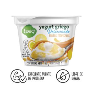 Yogurt Griego Frutos Tropicales 143 Ml Taeq