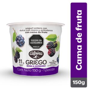 Yogurt Griego Mora Y Arandano 141 Ml Alpina