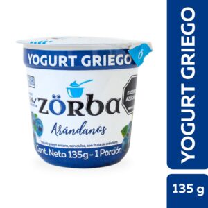 Yogurt Griego Sabor A Arandanos 128694 Ml  Zorba