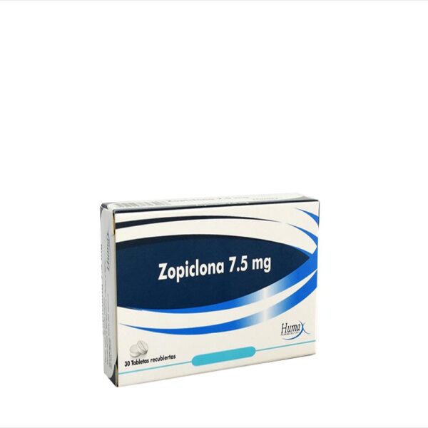 Zopiclona Humax Tab 7 5 Mg Oral Caj 30 Un